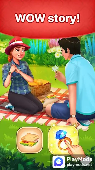 X Garden Relax Match 3 Design<span>(unlimited money)</span> screenshot image 7_Popularmodapk.com