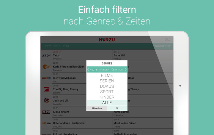 HÖRZU TV Programm als TV-App screenshot image 9_Popularmodapk.com