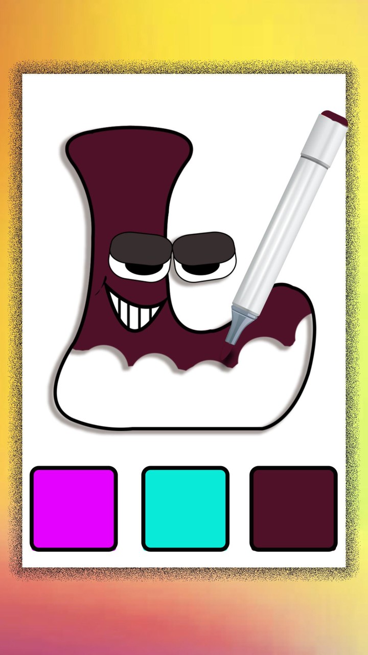 Alphabet Lore Coloring Master screenshot image 5_Popularmodapk.com