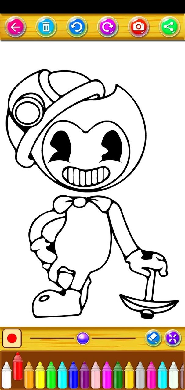 Bendy Coloring Book  Game screenshot image 3_Popularmodapk.com