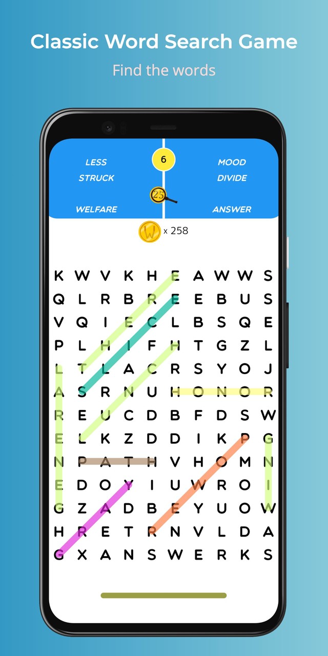 Word Seek: Classic Fun Puzzles screenshot image 1_Popularmodapk.com