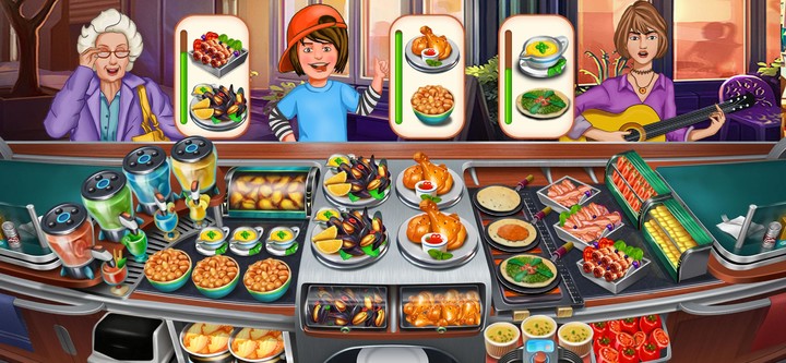 Cooking Crush Fun Cooking Game screenshot image 2_Popularmodapk.com
