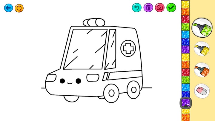 Cars Coloring Book for Kids screenshot image 3_Popularmodapk.com