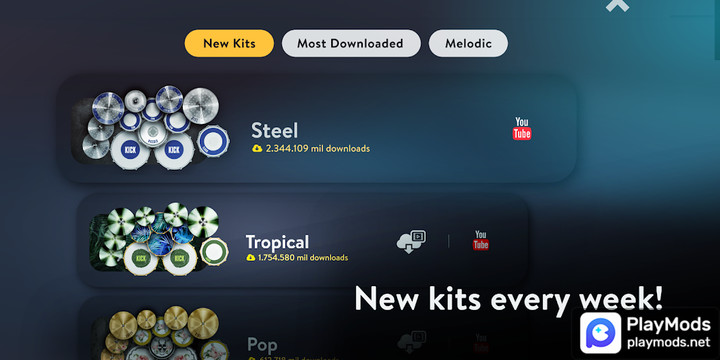 Real Drum: electronic drums<span>(Premium Unlocked)</span> screenshot image 4_Popularmodapk.com