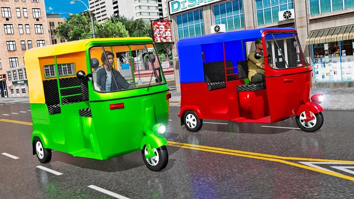 Rickshaw Driving Rickshaw Game screenshot image 3_Popularmodapk.com