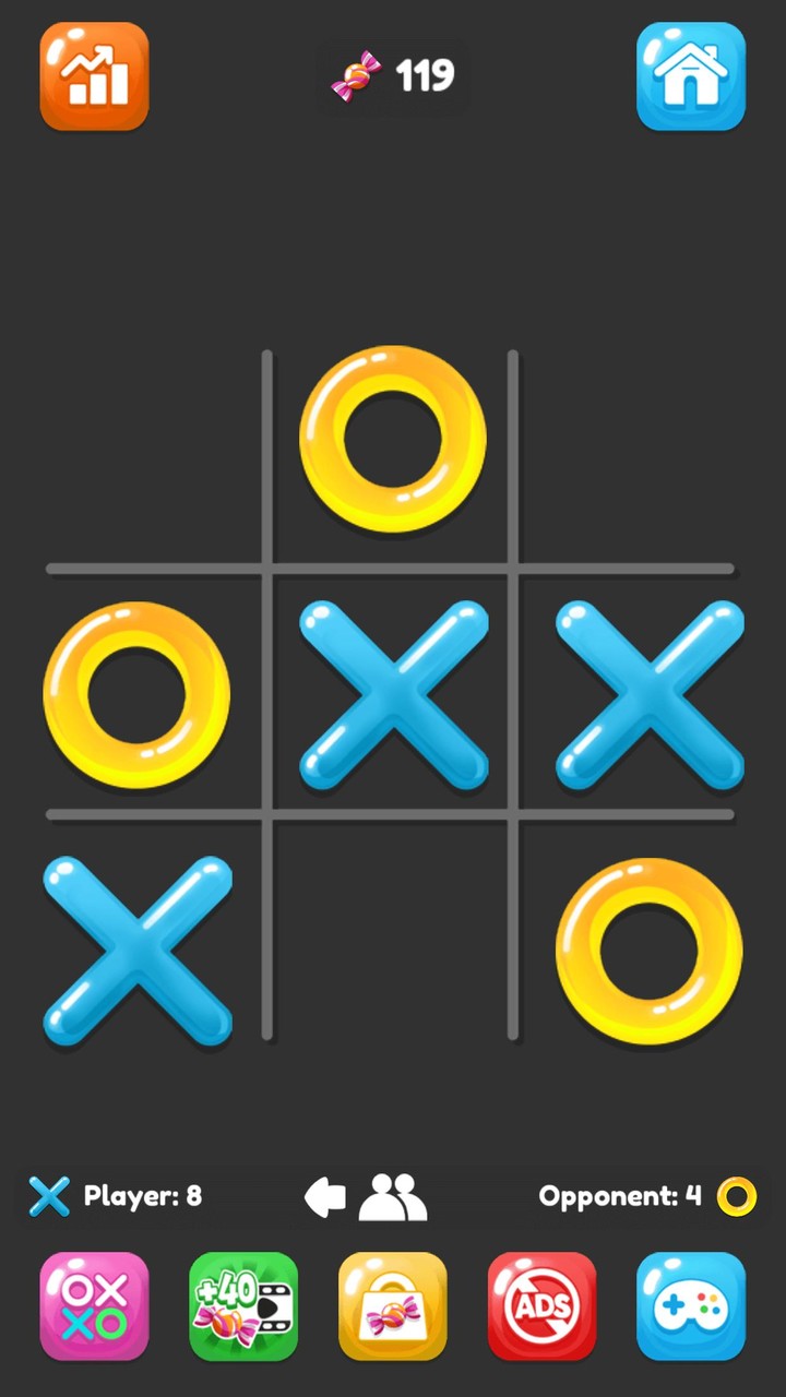Tic Tac Toe: Classic XOXO Game screenshot image 12_Popularmodapk.com