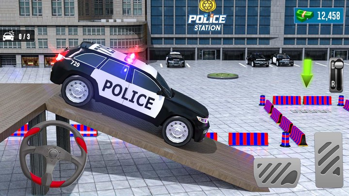 Police Car Parking Car Games screenshot image 1_Popularmodapk.com