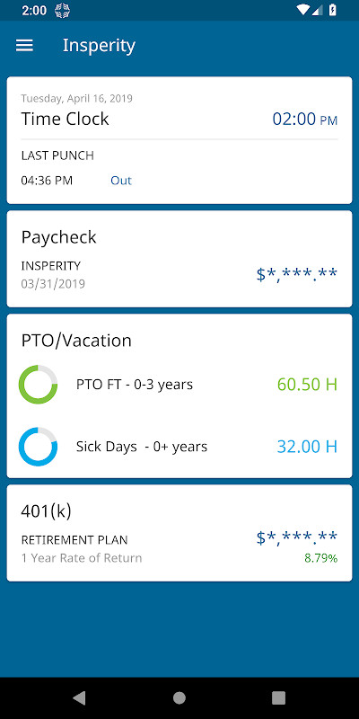 Insperity Mobile screenshot image 2_Popularmodapk.com