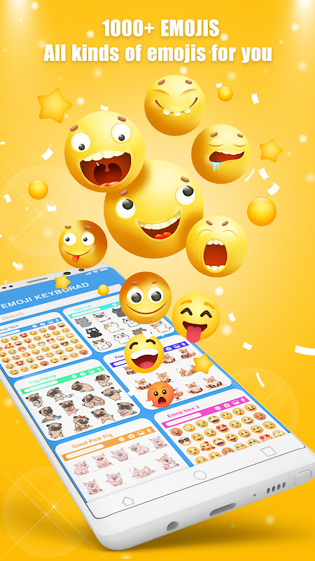 Emoji Keyboard - Emojis & GIFs screenshot image 1_Popularmodapk.com