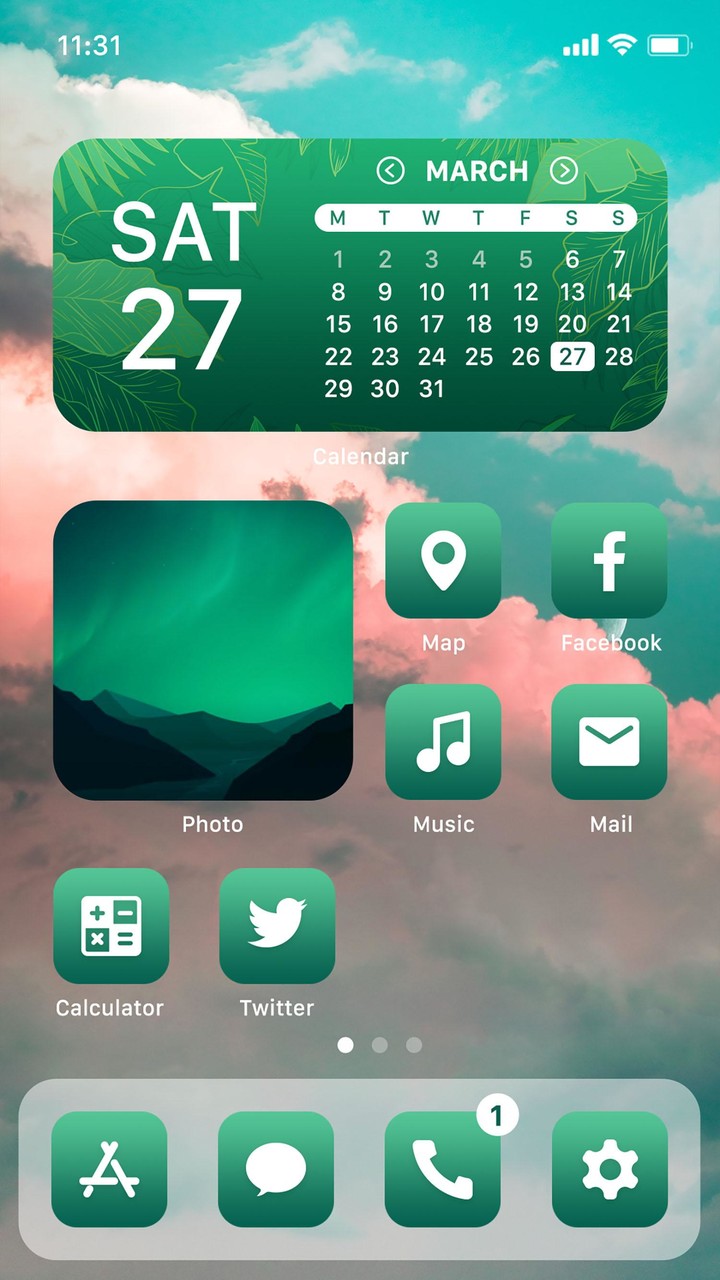 Wow Green Theme  - Icon Pack screenshot image 6_Popularmodapk.com