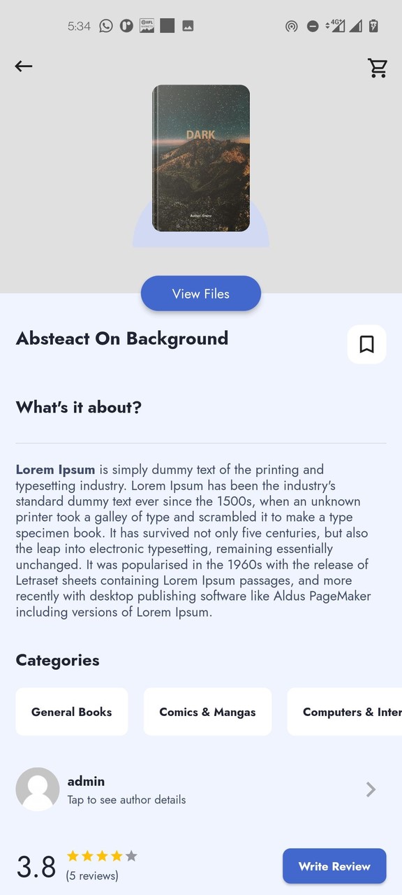 Bookkart: PDF, ePub Reader screenshot image 10_Popularmodapk.com