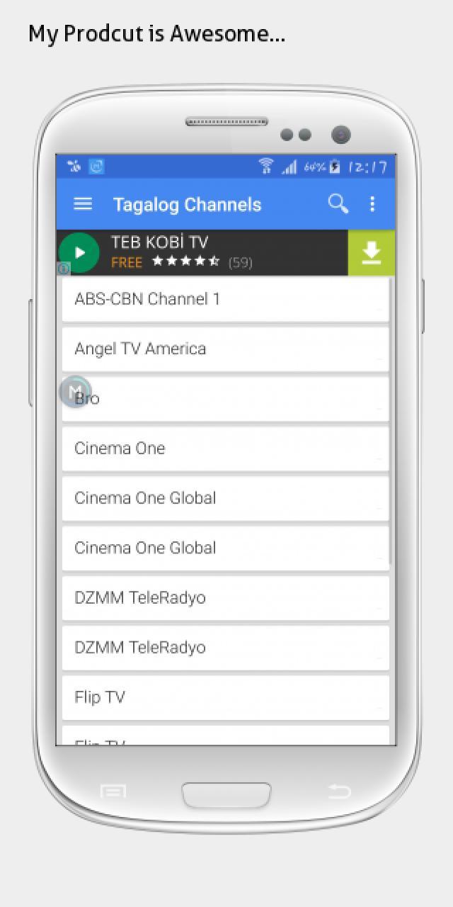 Tagalog TV sat info screenshot image 1_Popularmodapk.com