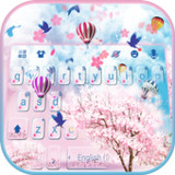 Pink Love Sakura Keyboard Theme7.3.0_0421_Popularmodapk.com