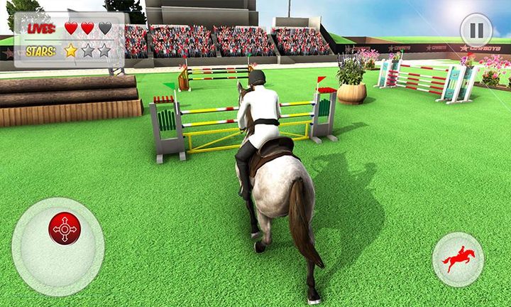 Mounted Horse Riding Show Jump screenshot image 3_Popularmodapk.com