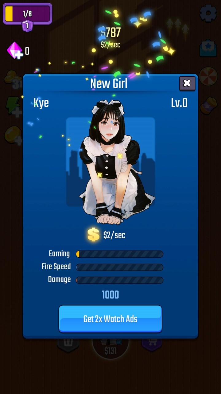 Sexy defenders: idle shooting screenshot image 4_Popularmodapk.com