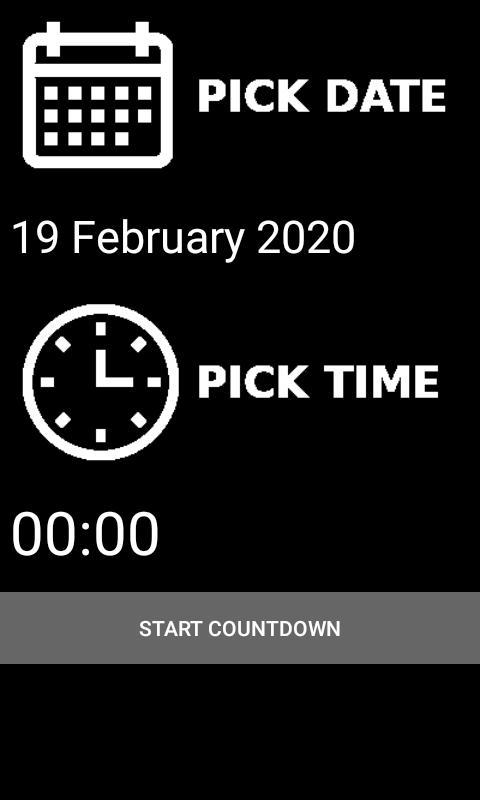 COUNTDOWN - Pick a date time and start counting screenshot image 2_Popularmodapk.com