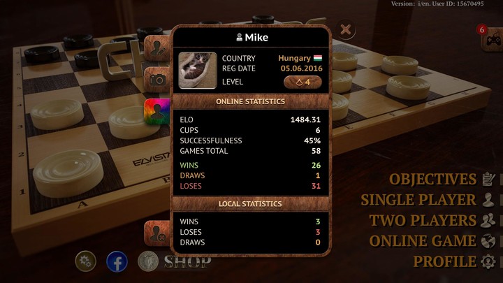 Checkers Online Elite screenshot image 5_Popularmodapk.com
