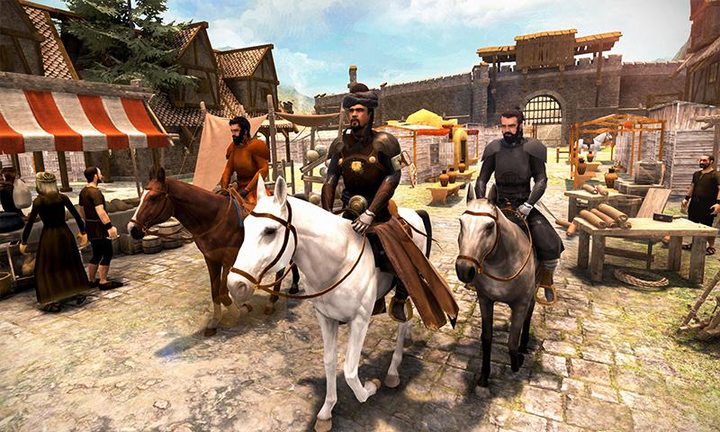 Ertuğrul Mounted Horse Warrior screenshot image 1_Popularmodapk.com