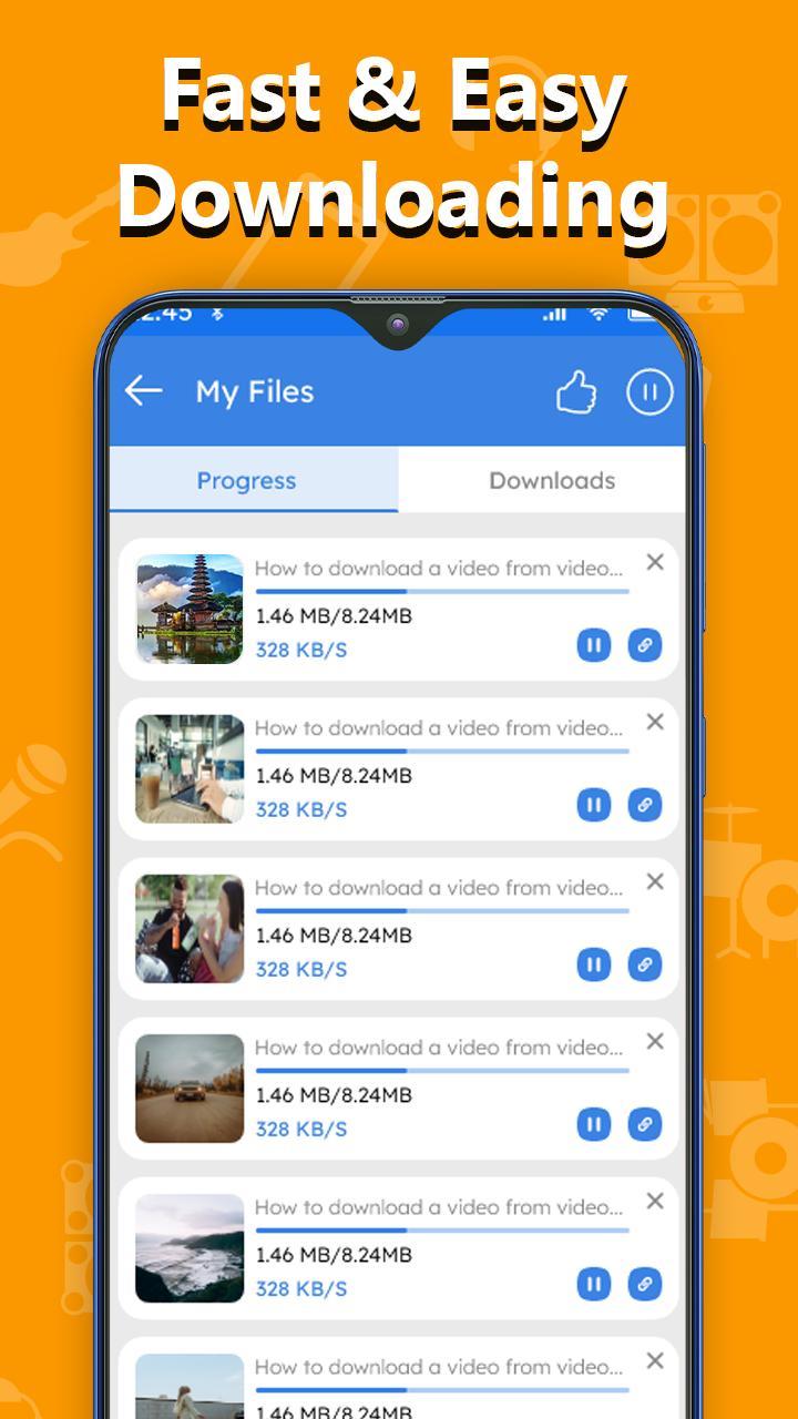 Video Downloader _Video Player screenshot image 3_Popularmodapk.com
