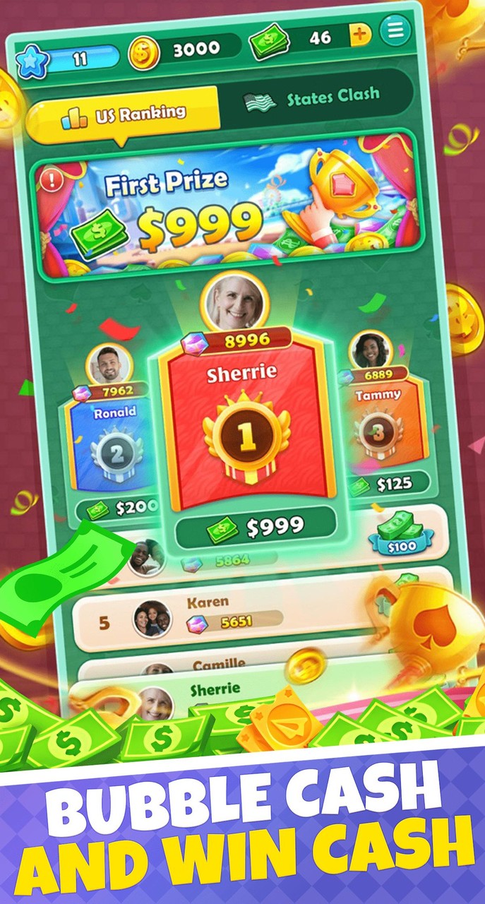 Cash-Bubble Win Real Money screenshot image 3_Popularmodapk.com