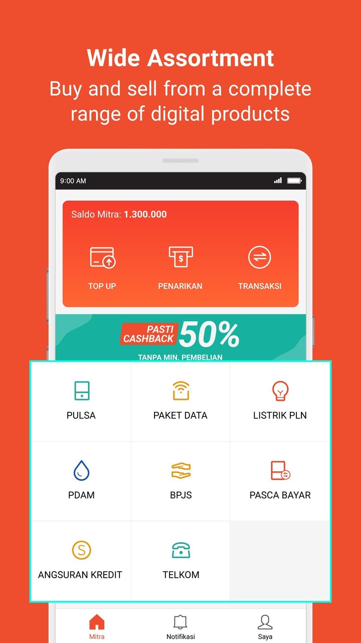 Mitra Shopee: Jual Pulsa, PPOB screenshot image 3_Popularmodapk.com