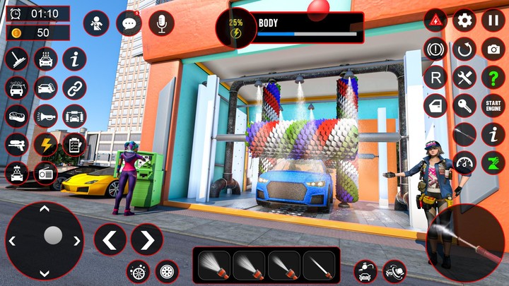 Modern Car Wash : Car Games 3D screenshot image 2_Popularmodapk.com