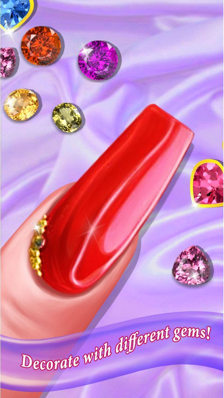 Nail Art Salon Girls Game screenshot image 2_Popularmodapk.com