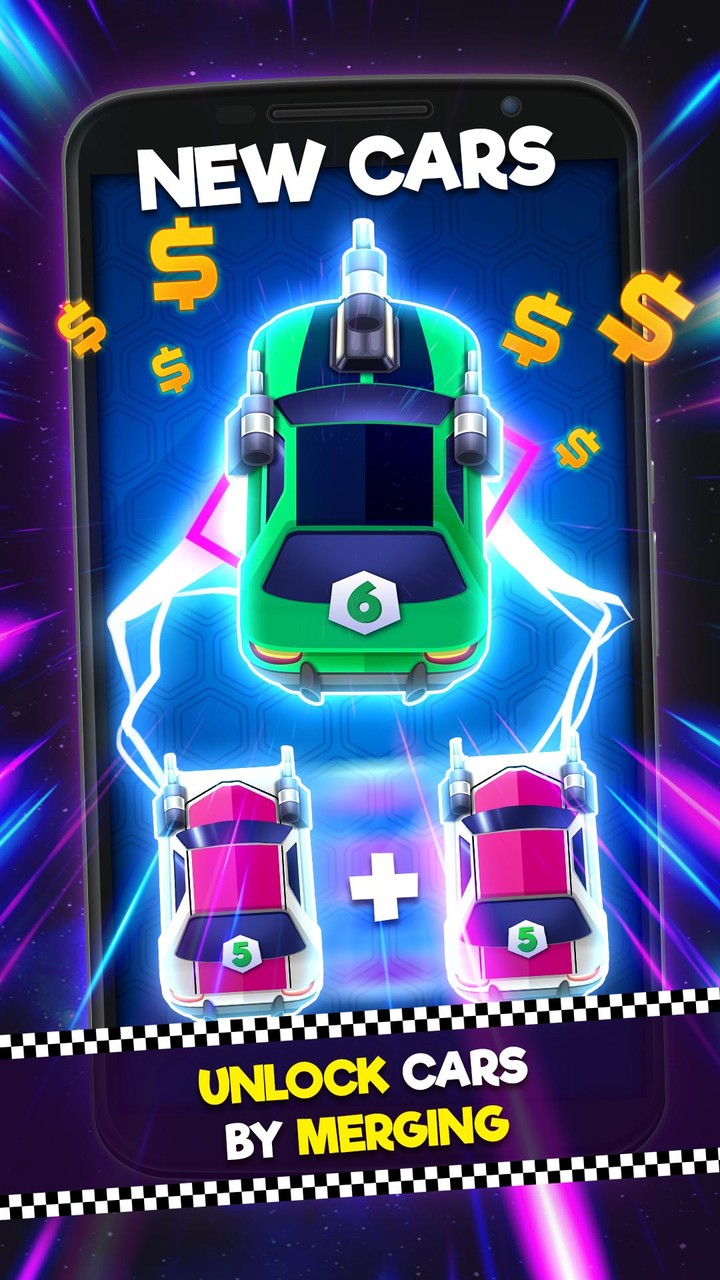 Cars: Merge and Defend screenshot image 3_Popularmodapk.com