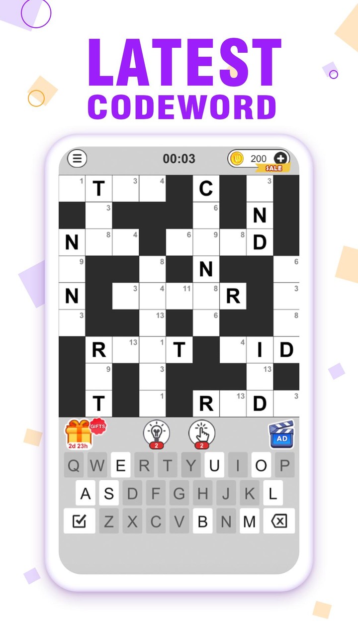 Daily Codewords screenshot image 1_Popularmodapk.com
