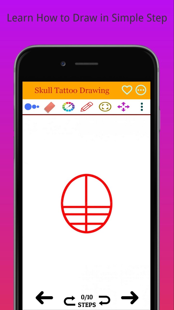 How to Draw Easy Skull Tattoo screenshot image 19_Popularmodapk.com