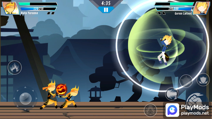 Stick Shadow Fighter - Supreme Dragon Warriors(MOD) screenshot image 3_Popularmodapk.com