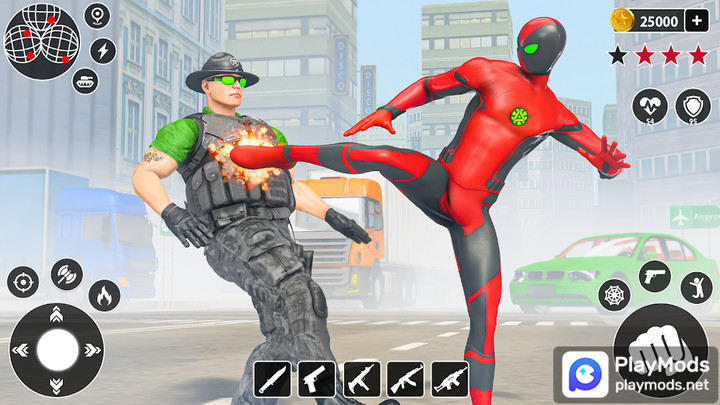 Rope Spider Hero: Spider Games<span>(Speed change)</span> screenshot image 1_Popularmodapk.com