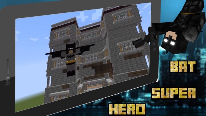 Bat Superhero Mod Skins Addon screenshot image 2_Popularmodapk.com