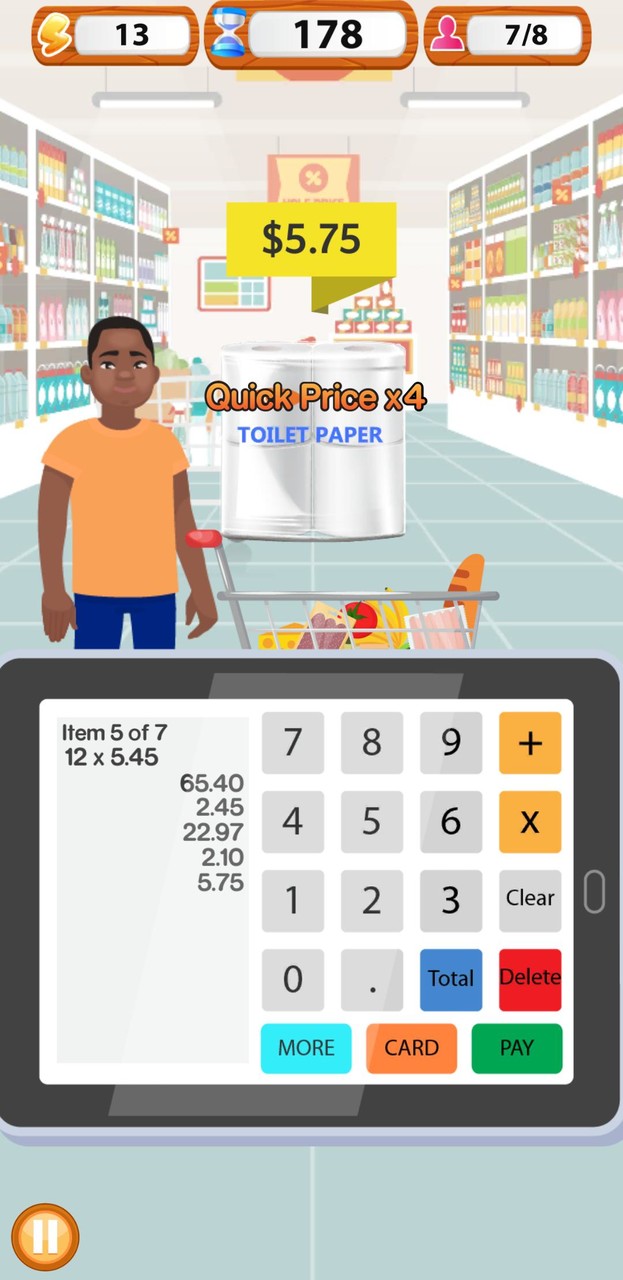 Supermarket Cashier Simulator screenshot image 5_Popularmodapk.com