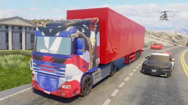 Us Truck Simulator Car Games screenshot image 3_Popularmodapk.com