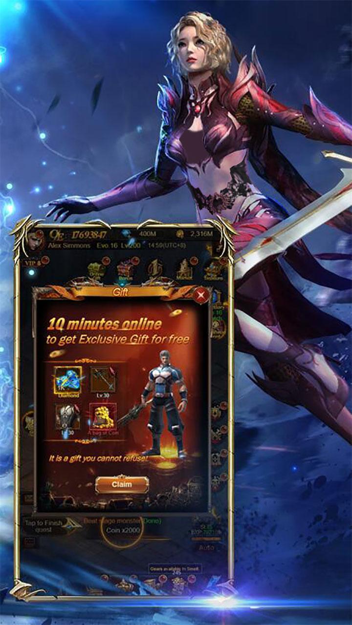 idle war knight- AFK Hero game screenshot image 3_Popularmodapk.com