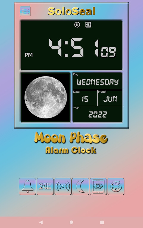 Moon Phase Alarm Clock screenshot image 19_Popularmodapk.com