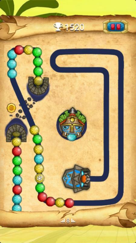 Jungle Marble Blast Games 2023 screenshot image 1_Popularmodapk.com