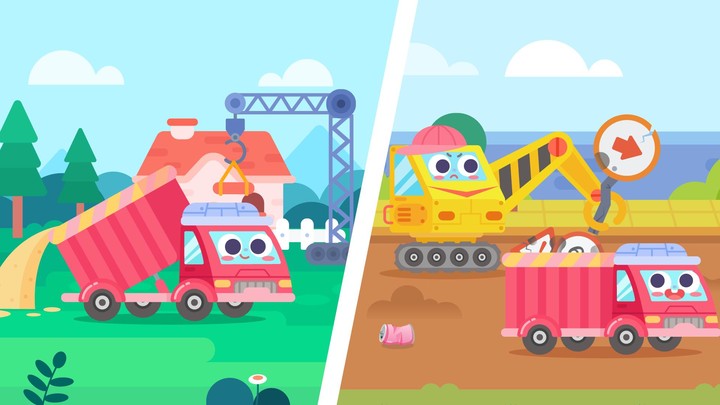 DuDu Engineering Truck Game screenshot image 2_Popularmodapk.com