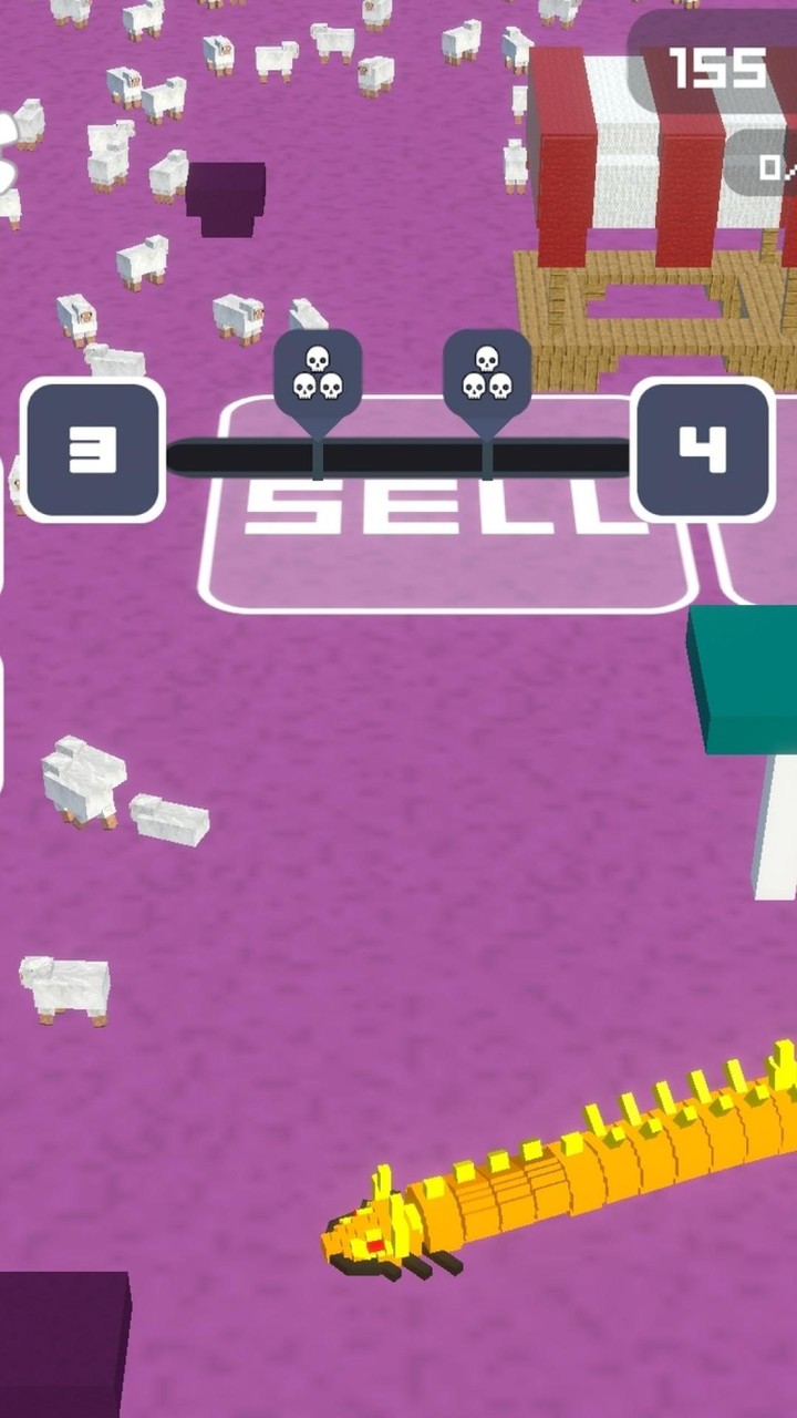 Crusher snake: Sneaky Snake screenshot image 3_Popularmodapk.com