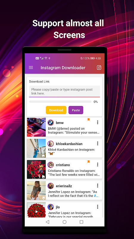 Photo , Video , IGTV Downloader for Instagram screenshot image 6_Popularmodapk.com