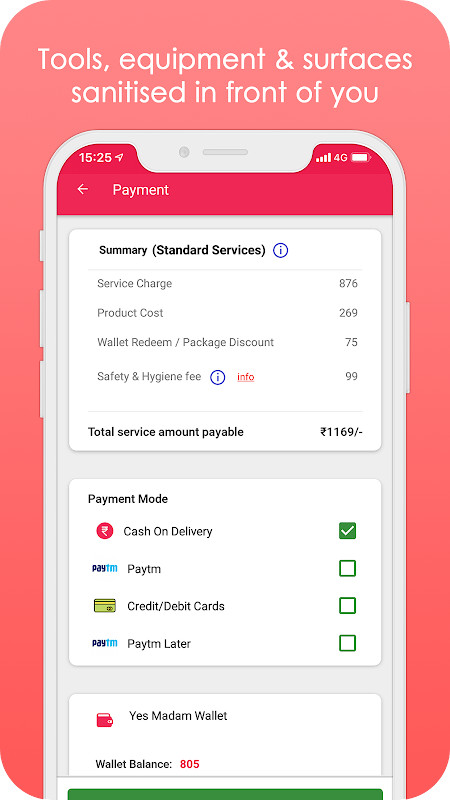 Yes Madam - Super Safe Salon At Home & Wellness screenshot image 19_Popularmodapk.com