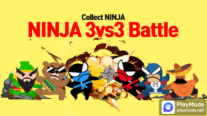 Jumping Ninja Battle - Two Player battle Action(Unlimited Diamonds) screenshot image 3_Popularmodapk.com