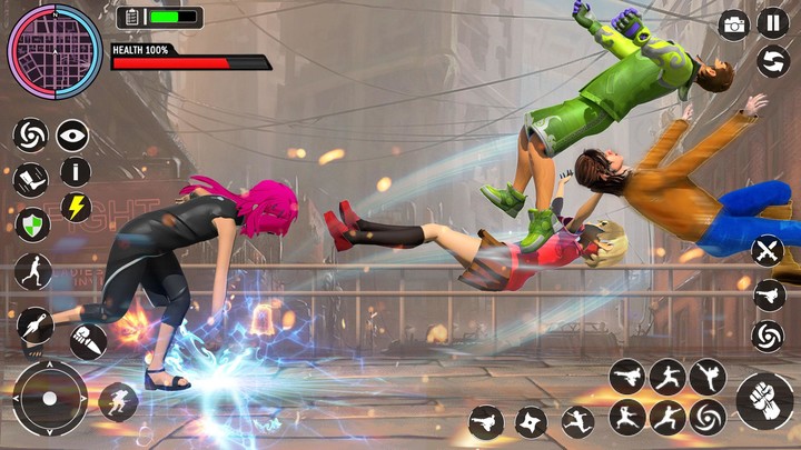 Anime High School Girl Fighter screenshot image 4_Popularmodapk.com