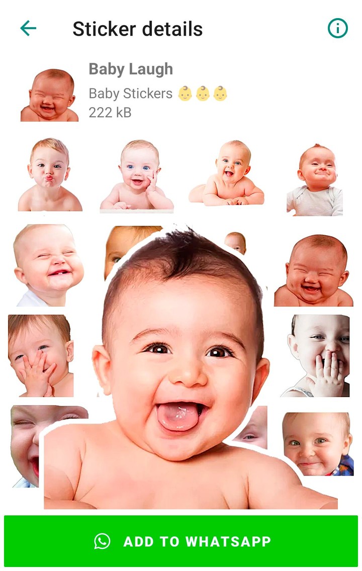 Baby Stickers for WhatsApp screenshot image 6_Popularmodapk.com