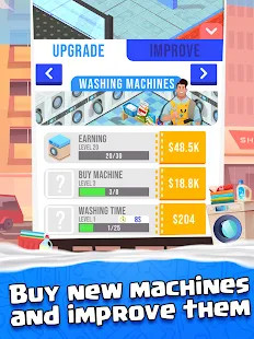 Idle Laundry(Get rewarded for not watching ads) screenshot image 13_Popularmodapk.com
