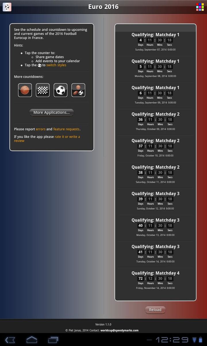 Countdown for Euro 2016 screenshot image 15_Popularmodapk.com