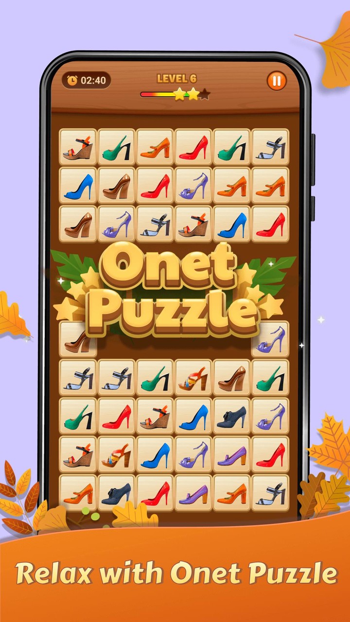 Onet Puzzle - Tile Match Game screenshot image 1_Popularmodapk.com