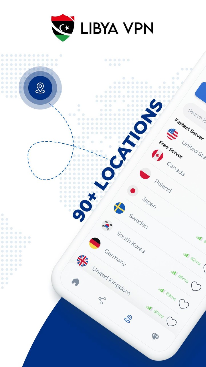 VPN Libya - Get Libya IP screenshot image 3_Popularmodapk.com