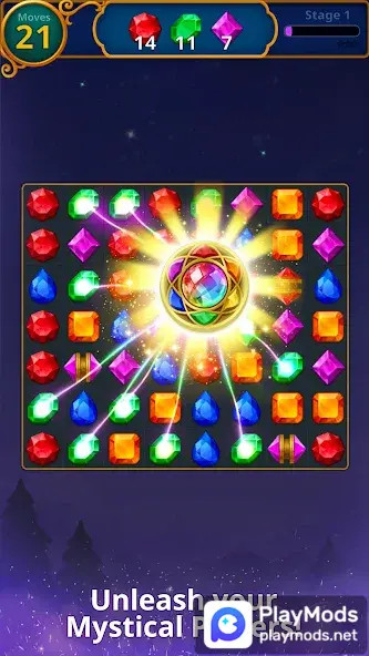 Jewels Magic: Mystery Match3<span>(mod)</span> screenshot image 5_Popularmodapk.com